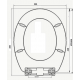 Abattant wc polypropylene fantaisie île 