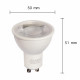 Ampoule led gu10 smd2835 par16 8w 220v 10led 80 - couleur eclairage au choix 