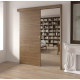 Système porte coulissante en applique Applisystem FIBROTUBI - Traverse 600-900 - 92030002 