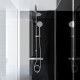 Pack paroi de douche avec volet pivotant 85x35 + panneaux de fond + receveur haut 80x120cm - mixed 