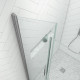 Pack paroi de douche 90x200 cm + receveur de douche a carreler 90x160 recoupable Aurlane - PACF082 