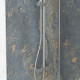 2 panneaux muraux pierre 90+120x210cm 'venus' + profilés d'angle et finition chromés - stone'it Aurlane - PACP277 