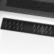Pack receveur acrylique blanc 80x80 et grille décor aluminium finition noir mat - pack whitness ii Aurlane - PACR021 