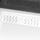 Pack receveur acrylique blanc 140x80 et grille décor aluminium - pack whitness ii - Couleur de grille au choix Blanc brillant