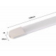 Réglette led 36w slim 120cm - couleur eclairage au choix 