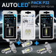 Pack p22 4 ampoules led w5w (t10)+navette c5w 42mm canbus autoled® 