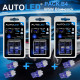 Pack b4 - 6 ampoules led w5w (t10) led bleu habitacle led autoled® 