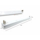 Réglette pour tube t8 led 120cm 