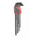 Râtelier 9 clés males extra-longues 6 pans a tête sphérique 1,5 a 10 mm SAM - 67AR9AL 