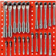 Panneau mural 22 clés a pipe débouchée 6 pans SAM - 94SDJ22P 