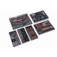 Composition d'outils pour servante rapide en module mousse et abs SAM - CPRACING 