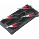 Module abs 1/3 de 4 pinces chromées polies SAM - P5J4M 