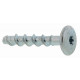 Boîte 100 vis béton tapcon dome tête bombée large 6x40/5 spit - ø6 - l.40 - épais.max.5 - 058783 