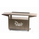 Chariot pour plancha 2 ou 3 feux - Tout INOX - CHI005 