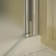 Porte de douche 70x197cm en 6mm verre anticalcaire  et sablé porte de douche battante 