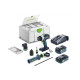Perceuse-visseuse à percussion sans fil QUADRIVE TPC 18/4 5,0/4,0 I-Set - FESTOOL - avec 2 batteries 18V 4.0Ah et 5.0Ah - chargeur - Systainer - 577621 