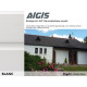 Double lame AIGIS® - Profil DL - Paquet de 4 lames - Coloris au choix Blanc