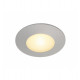 Aites led rond pour boîte d´encastrement, 3000k - couleur au choix Argent