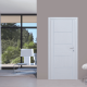 Bloc-porte pose fin de chantier collection premium casoar, h.204 x l.83 cm, aspect chêne blanc, réversible 