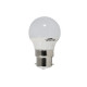 Pack de 2 ampoules led B22 4 watt (eq. 30 watt) - Couleur eclairage - Blanc chaud 3000°K 