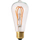 Ampoule led e27 twisted & loop st64 5 watt (eq. 25 watt) - finition - smoky 