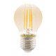 Filament ambrée sphérique 4w culot e27 