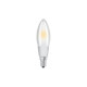 Ampoule led flamme e14 5 watt (eq. 40 watt) dimmable retrofit osram - couleur - blanc chaud 2700°k, finition - dépolie 