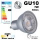 Ampoule led gu10 pro 7w équivalent 48w - garantie 3 ans led gu10 580lm - blanc neutre - 4000k - 36° - irc>95 