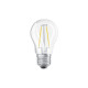 Ampoule led sphérique e27 2 watt (eq. 25 watt) retrofit osram - couleur - blanc chaud 2700°k, finition - claire 