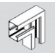 Angle plat pour Plinthe Electrique Appareillable PVC 65 x 100 mm 