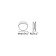 Aplique murale blanc mat ovo h19 1 ampoule 