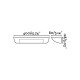 Aplique murale blanche cheras h12 1 ampoule 