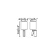 Aplique murale bronze rob 1 ampoule 