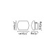 Aplique murale chrome swing 2 ampoules 