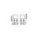 Aplique murale de jardin blanche tram 1 ampoule 