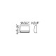 Aplique murale de jardin gris foncé must h6 cm 
