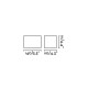 Aplique murale de jardin gris foncé sunset 2 ampoules 
