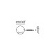 Aplique murale de jardin nickel keenan l7 cm 