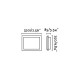 Applique murale nickel mat diula 2 ampoules 