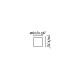 applique murale nickel mat ten 1 ampoule 