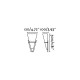 applique murale rouille cono 2 ampoules 