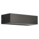 Applique 12w led outdoor, polycarbonate, anthracite 