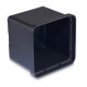 Applique 3000k basic, polycarbonate, noir 
