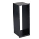 Applique 4000k micenas line, aluminium et verre, gris 