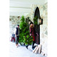 Applique bingham, laiton et verre, grande 