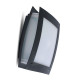 Applique darwin, polycarbonate, gris urbain 