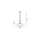 Applique de jardin avenue 1 ampoule 