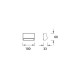 Applique de jardin grove led 12 ampoules 