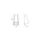 Applique de jardin karen h240 1 ampoule 