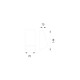 Applique de jardin karen l85 1 ampoule 